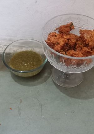 A picture of Soya vadi pakoda.
