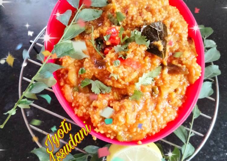 Simple Way to Make Any-night-of-the-week Foxtail millet Upma kangani upma