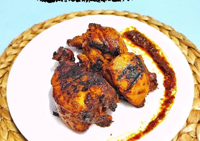 Ayam Bakar Bumbu Pedas ~ Menu Diet Hari Ke 1