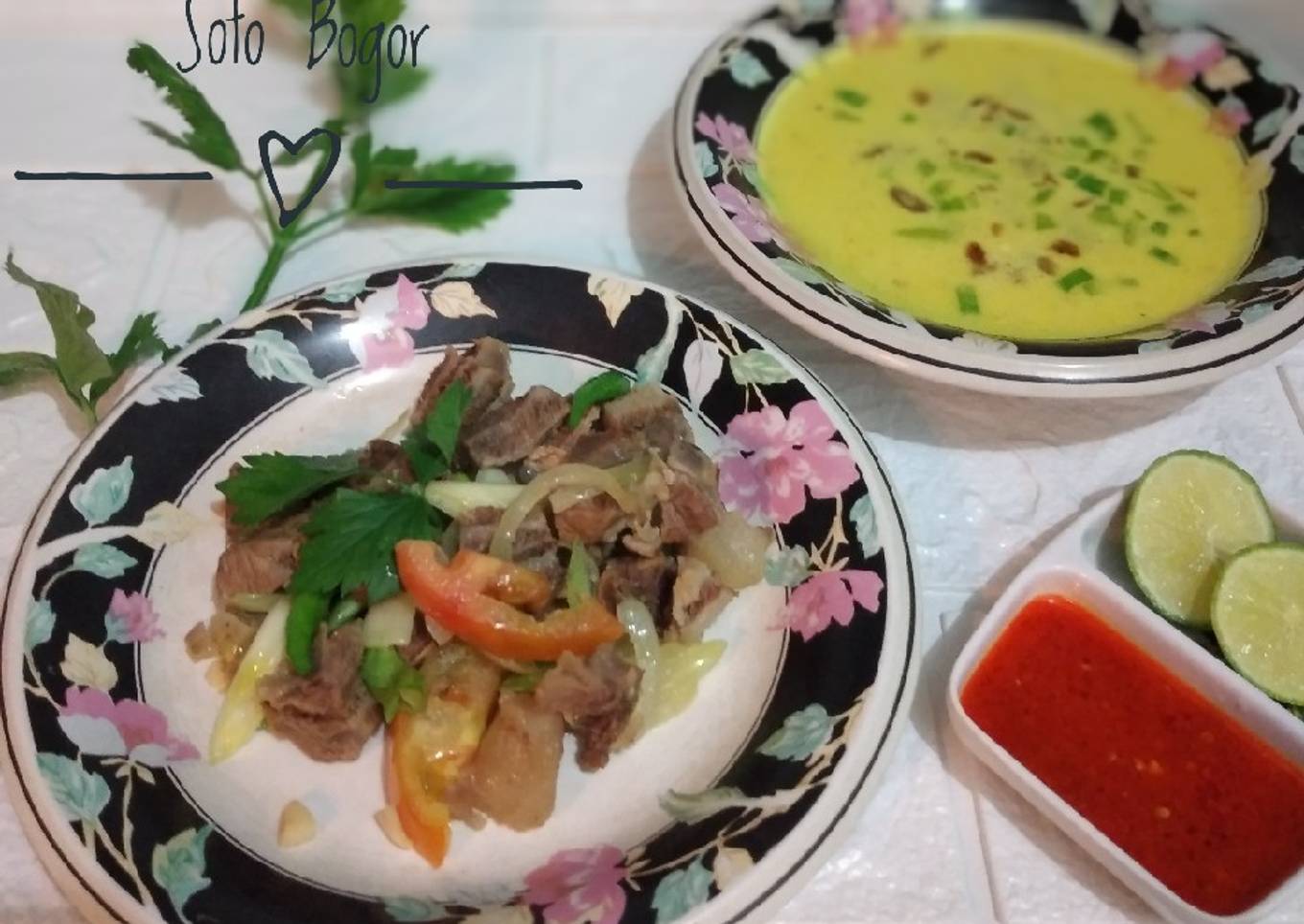 Daging Oseng ala Soto Bogor Rahayu
