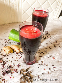 A picture of Zobo drink.