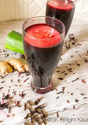 A picture of Zobo drink.