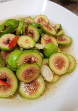 Hình của món Sung Nếp Muối Xổi.
