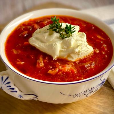 ?? BORSCH (Борщ, Ucrania) Receta de Fundación Argentino-Holandesa de  Solidaridad- Cookpad