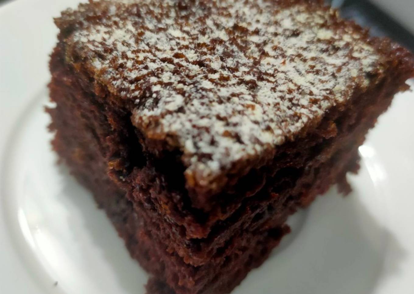 Easiest eggless chocolate cake