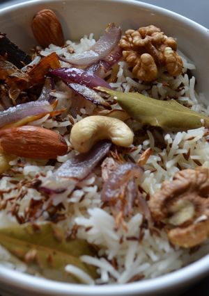 A picture of Kashmiri Pulao.