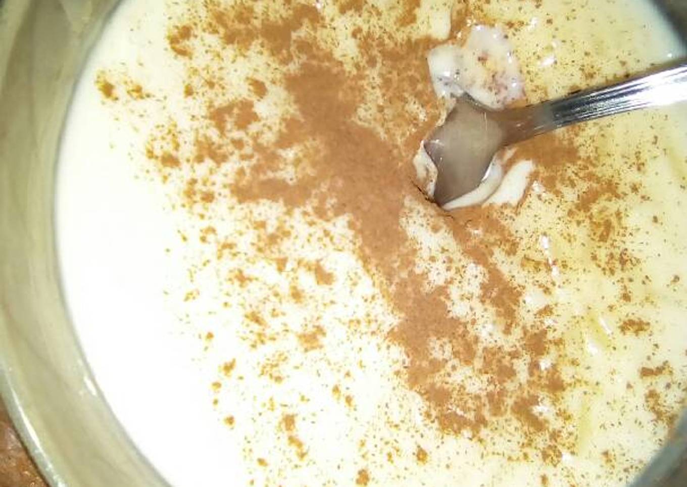 Arroz con leche cremoso