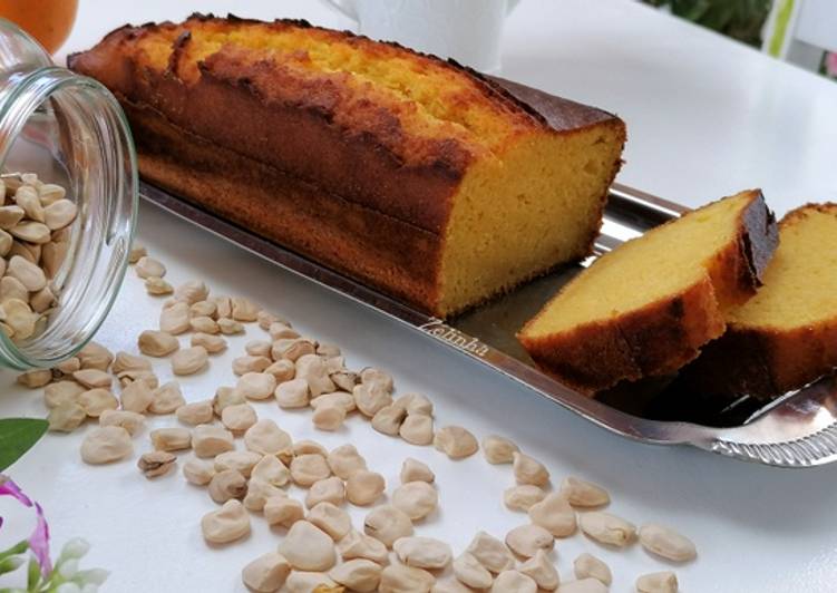 Bolo de chícharo e laranja