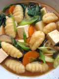 Gnocchi Miso Soup