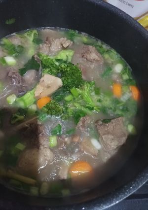 Foto resep Sop iga (sehat untuk yang lagi batuk pilek)
