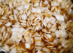 Hình của món Mứt dừa khô.