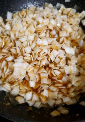 Hình của món Mứt dừa khô.