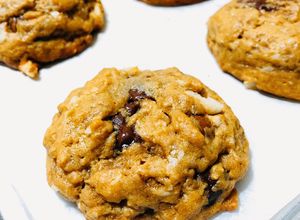 Foto resep Chocolate Chip Almond Cookies / Monster Cookies / Chewy Cookies