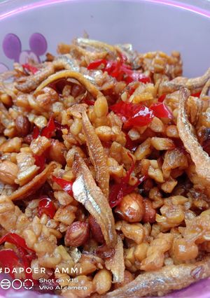 Foto resep Orek tempe teri kering simpel