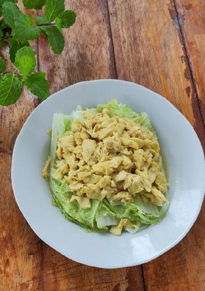 Foto resep Sawi Kukus Telur