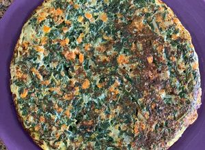 Una foto de Tortilla de acelga