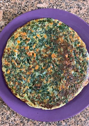 Una foto de Tortilla de acelga