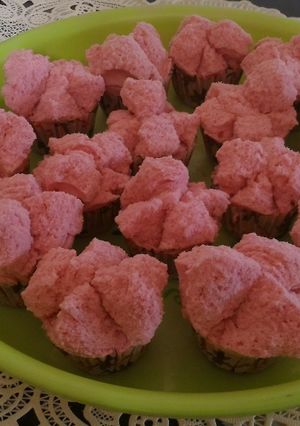 Foto resep Bolu kukus pink