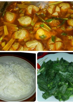 Foto resep Mie Ayam Baso Praktis