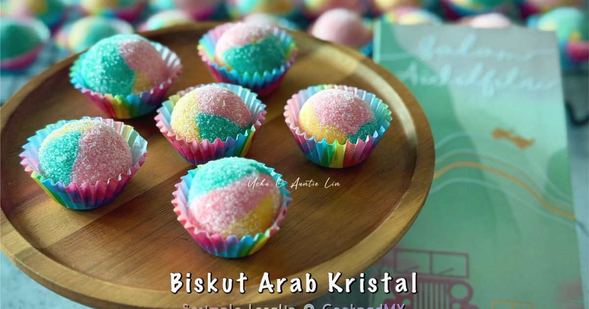 Resipi Biskut Arab Kristal oleh Sesimple Loralin - Cookpad