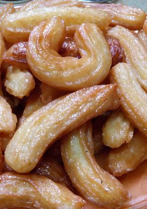 صورة لوصفة عمل حلى بلح الشام