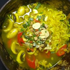 Egg Noodle with Simple Seasonings A picture of Egg Noodle with Simple Seasonings.