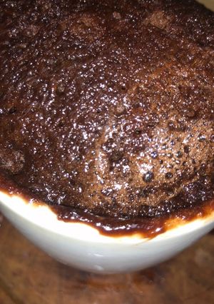 Una foto de Torta en taza