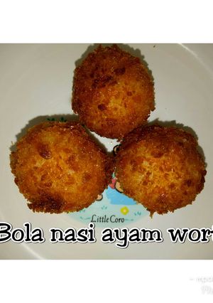 Foto resep Bola nasi ayam wortel