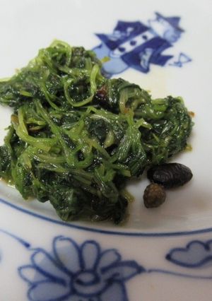 豆豉煮芹菜幼苗 的食譜成品照片