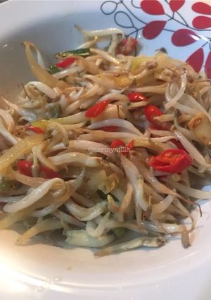 Foto resep Tumis tauge teri