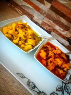 عکسی از دستور ترشی گل کلم