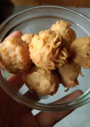 Foto resep Bola2 tahu keriting mie kriuk