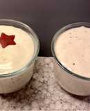 Banana & white dragon fruit ice cream 🍨