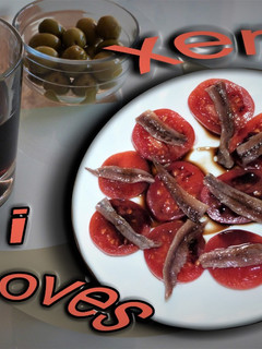 Una foto de Xerris y anchoas