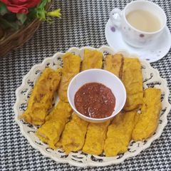 A picture of Bread Pakoda.