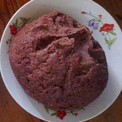 Brown Ugali (Millet and Cassava Ugali) A picture of Brown Ugali (Millet and Cassava Ugali).