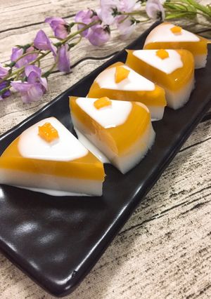Hình của món Thạch Xoài Cốt Dừa.