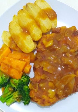 Foto resep Stik pitik (chicken steak)