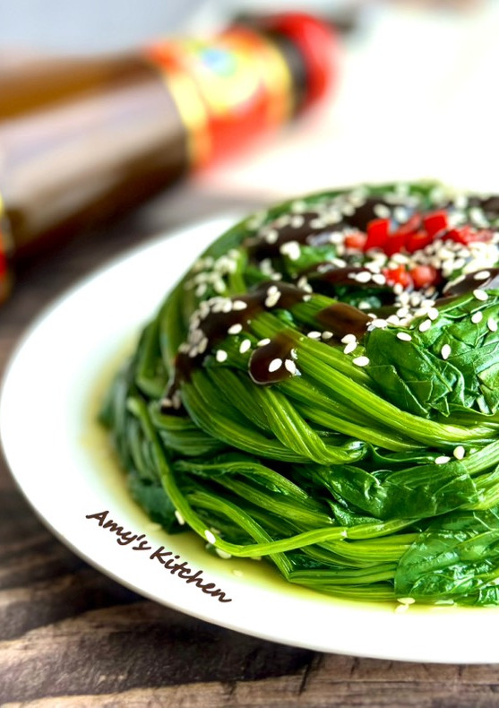 涼拌菠菜 / 超簡單家常菜 的食譜成品照片