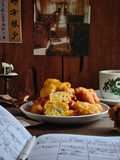 139. Golden Banana Fritters with Honey & Sesame