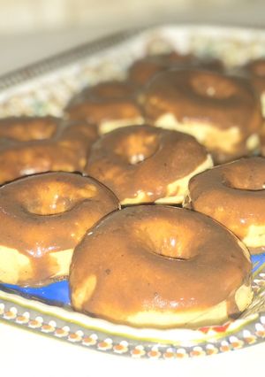 A picture of Baked doughnuts.
