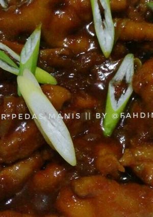 Foto resep Ceker Pedas Manis ala @kitchyss