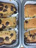 Budín de limón húmedo c/s trozos de chocolate de harina integral