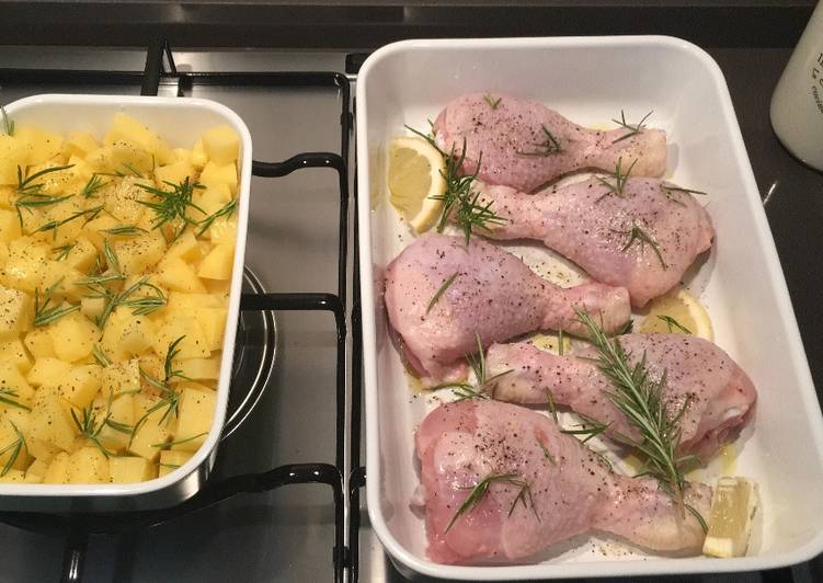 Coscie di pollo al limone