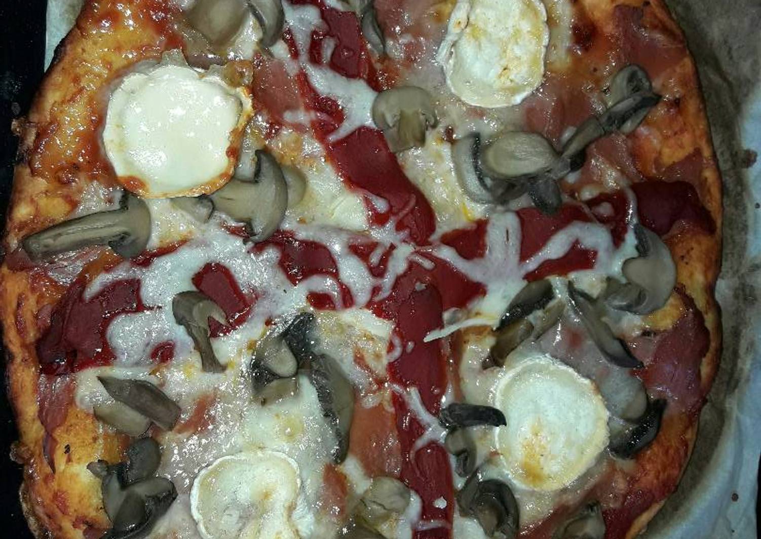 Pizza de jamón serrano y rulo de cabra Receta de vero Cookpad