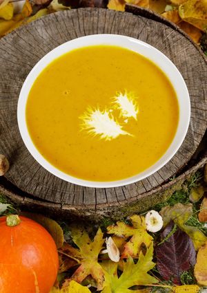 Une photo de Soupe de potimarron  aux épices
