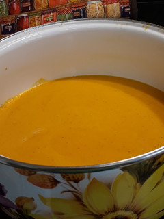 A picture of Creamy Carrot Soup.
