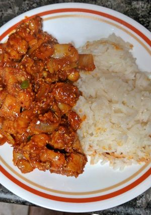 A picture of Spicy Korean BBQ Pork.