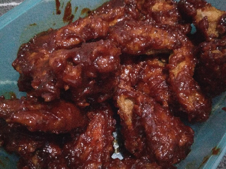 Ternyata ini lho! Resep buat Korean Wings (sayap ayam korea)  nagih banget