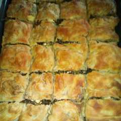 A picture of Spanakopita (Greek Spinach and Feta Pie).